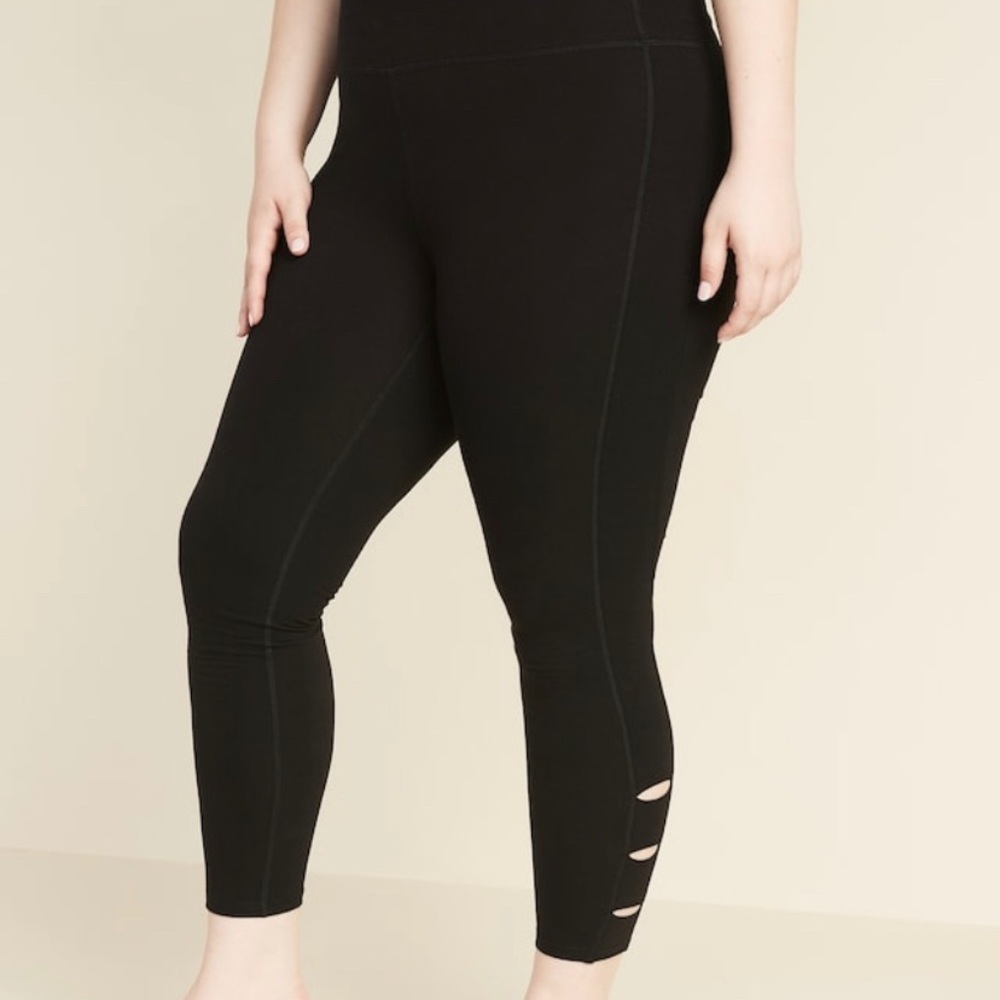 Old Navy Black High Wasted Yoga Pants